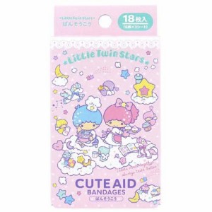 キャラクターばんそうこう CUTE AID リトルツインスターズ(18枚入)[キャラクター絆創膏]