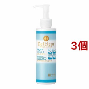 DETクリア ブライト＆ピール ピーリングジェリー 無香料タイプ(180ml*3個セット)[ピーリング・角栓ケア]