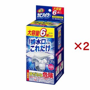 強力カビハイター 排水口そうじこれだけ(6袋入×2セット(1袋40g))[洗浄剤 排水口(ヌメリとり)]