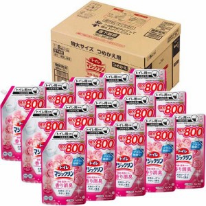 トイレマジックリン トイレ用洗剤 香り消臭 エレガントローズ スパウト 梱販売用(800ml*15個入)[トイレ用洗剤(つめかえ用)]