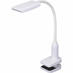 LEDデスクランプ クランプタイプ 昼白色 ホワイト LTC-LS16P-W(1台)[電気スタンド]