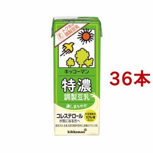 キッコーマン 特濃調製豆乳(200ml*36本セット)[豆乳]