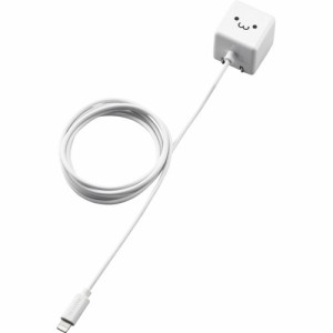 エレコム iPhone充電器 iPad充電器 1.5m Lightning AC ケーブル一体 MPA-ACL02WF(1個)[充電器・バッテリー類]