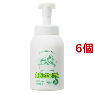 ミヨシ石鹸 家族のせっけん 泡ボディソープ(600ml*6個セット)[泡ボディソープ]