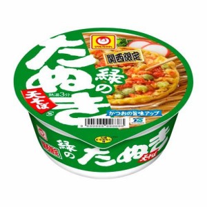 マルちゃん 緑のたぬき天そば 関西 ケース(101g*12個入)[カップ麺]