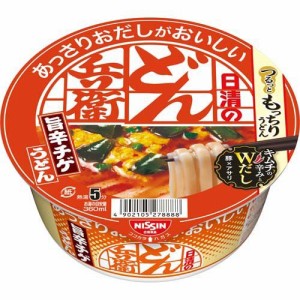 日清のあっさりおだしがおいしいどん兵衛 旨辛チゲうどん ケース(69g*12食入)[カップ麺]