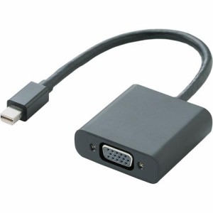 Mini DispLayPort変換アダプタ forAPPLE VGA ブラック AD-MDPVGABK(1個)[AVケーブル]