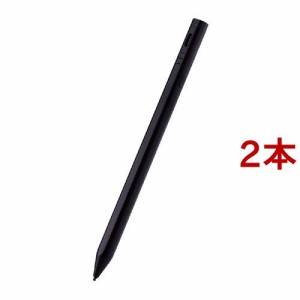 エレコム タッチペン スタイラスペン  iPad用／充電式 USB Type-C 充電 ブラック(2本セット)[その他]