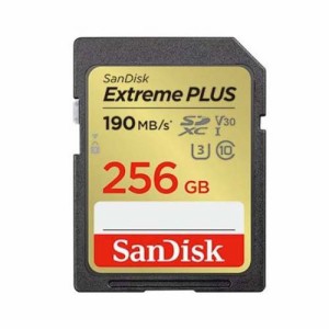 SanDisk エクストリーム プラス SDXC UHS-Iカード 256GB SDSDXWA-256G-JNJIP(1個)[情報家電　その他]