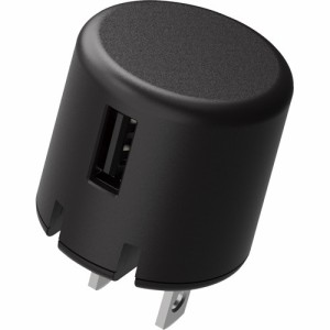 エレコム スマホ充電器 1.0A出力 USB-Aメス 1ポート コンパクト MPA-ACU07BK(1個)[充電器・バッテリー類]
