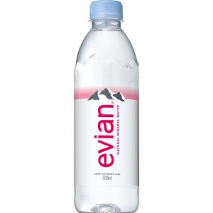 伊藤園 evian(エビアン) ミネラルウォーター 正規輸入品(500ml*24本)[海外ミネラルウォーター]