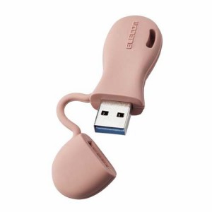 エレコム USBメモリ 32GB USB-A 一体型キャップ ストラップホール付 レッド(1個)[情報家電　その他]