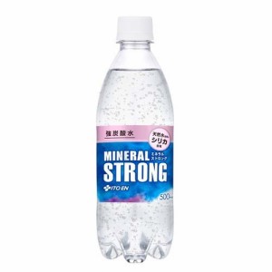 伊藤園 強炭酸水 ミネラル ストロング シリカ含有(500ml*24本入)[国内ミネラルウォーター]