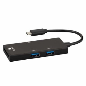 Digio2 USB3.2 Type-C 3ポートコンボハブ ブラック COM-C3SD073BK(1個)[情報家電　その他]