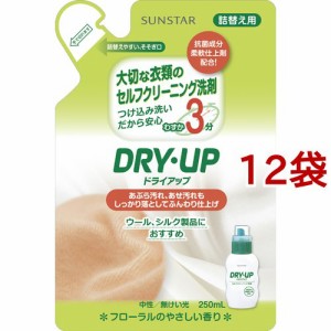 ドライアップ 詰替え用(250ml*12袋セット)[ドライ用・ウール用洗剤]