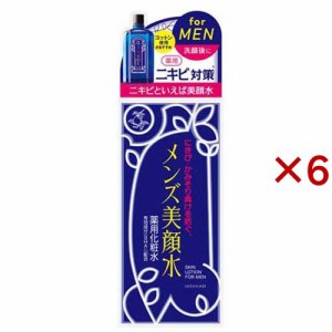 明色 メンズ美顔水 薬用化粧水 日本製(90mL×6セット)[男性用 化粧水]