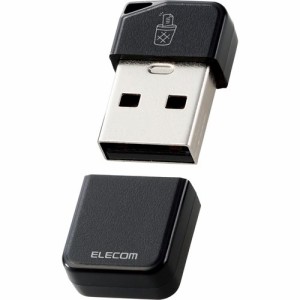 エレコム USBメモリ USB3.2 小型 データ消去防止ソフト 64GB ブラック MF-USB3064GBK(1個)[情報家電　その他]