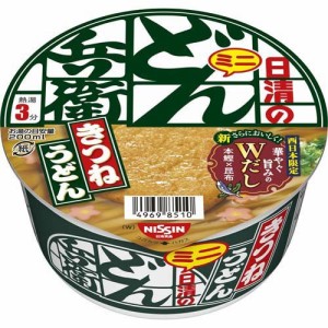 日清のどん兵衛 きつねうどん ミニ 西(42g*12食入)[カップ麺]