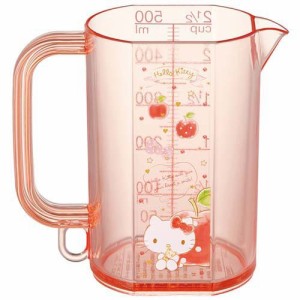 メジャーカップ 計量カップ 500ml ハローキティ ハピネスガール(1個)[調理器具 その他]