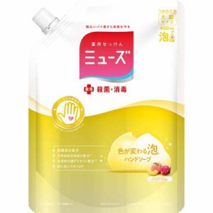 ミューズ 泡ハンドソープ ピーチ＆ローズ 大型詰替(450ml)[ハンドソープ 詰め替え]