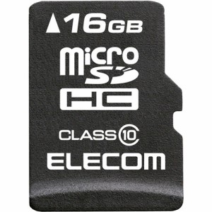 エレコム マイクロSDHCカード 16GB Class10 MF-MSD016GC10R(1個)[情報家電　その他]