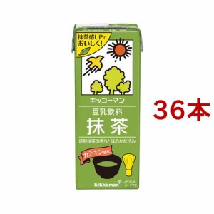 キッコーマン 豆乳飲料 抹茶(200ml*36本セット)[豆乳]