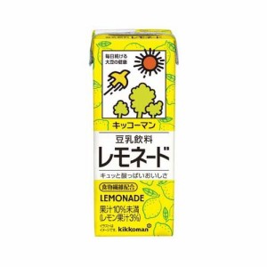 キッコーマン 豆乳飲料 レモネード(200ml*18本入)[豆乳]