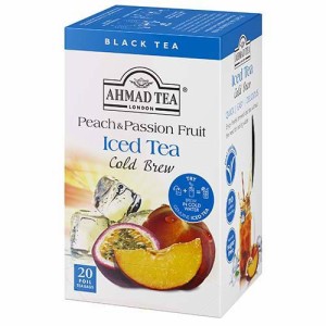 AHMAD TEA ( アーマッドティー ) コールドブリュー ピーチ & パッションフルーツ TB(20袋)[紅茶のティーバッグ・茶葉(ストレート)]