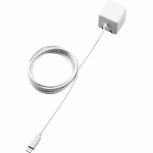 エレコム iPhone充電器 iPad充電器 1.5m Lightning AC ケーブル一体 MPA-ACL02WH(1個)[充電器・バッテリー類]