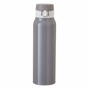 エアリスト 超軽量ワンタッチボトル ロックリング 800ml グレー AROW-800GY(1個)[水筒]