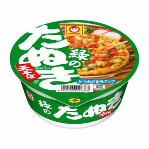 マルちゃん 緑のたぬき天そば 東 ケース(101g*12個入)[カップ麺]