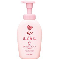 arau.(アラウ) 泡せっけんシャンプー 本体(500ml)[無添加シャンプー・敏感肌シャンプー]