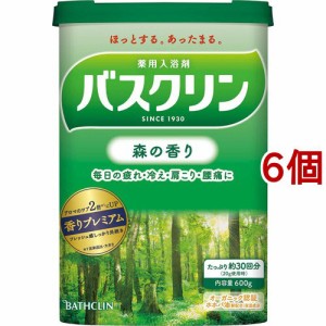 バスクリン 森の香り(600g*6個セット)[入浴剤 その他]