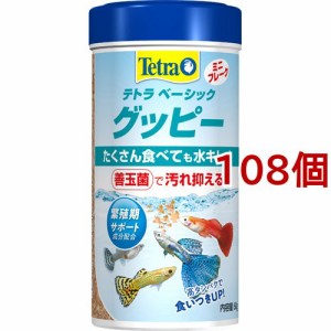 テトラ ベーシック グッピー ミニフレークタイプ(60g*108個セット)[観賞魚用 餌(エサ)]