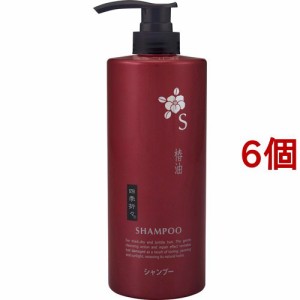 四季折々 椿油 シャンプー(600ml*6個セット)[ダメージケアシャンプー]