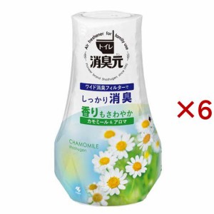 トイレの消臭元 カモミール＆アロマの香り(400ml×6セット)[トイレ用置き型 消臭・芳香剤]