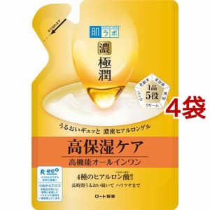 肌ラボ 極潤パーフェクトゲル つめかえ用(80g*4袋セット)[オールインワン美容液]