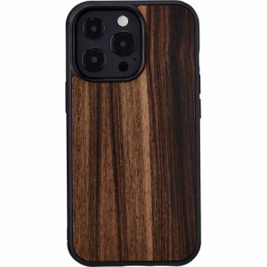 Man＆Wood iPhone13 Pro 天然木ケース Ebony(1個)[ケース・ジャケット]