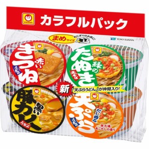 マルちゃん まめカラフルパック 西(4個入)[カップ麺]