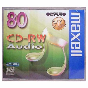 マクセル 音楽用CD-RW MQシリーズ CDRWA80MQ.1TP(1枚)[CDメディア]