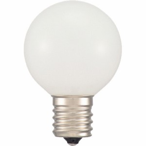 LEDミニボール球装飾用 G40／E17／1.2W／68lm／電球色 LDG1L-H-E17 15(1個)[蛍光灯・電球]