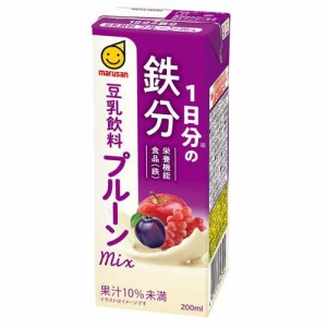 1日分の鉄分 豆乳飲料 プルーンmix(200ml×24本)[豆乳]