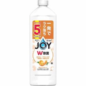 ジョイ W除菌 食器用洗剤 贅沢シトラスオレンジ 詰め替え 特大(670ml)[食器用洗剤]