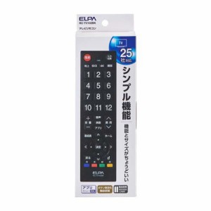 エルパ(ELPA) テレビリモコン RC-TV102BK(1個)[生活用品 その他]