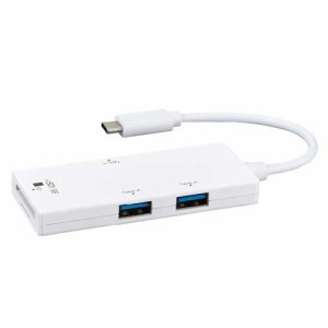 Digio2 USB3.2 Type-C 3ポートコンボハブ ホワイト COM-C3SD073W(1個)[情報家電　その他]