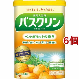 バスクリン ベルガモットの香り(600g*6個セット)[入浴剤 その他]