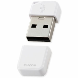エレコム USBメモリ USB3.2 小型 データ消去防止ソフト 64GB ホワイト MF-USB3064GWH(1個)[情報家電　その他]
