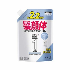 メンズビオレONE オールインワン全身洗浄料 フルーティーサボンの香り つめかえ用(750ml)[ボディソープ]