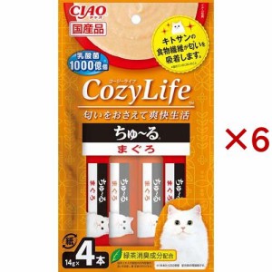 CIAO Cozy Life ちゅ〜る まぐろ(4本入×6セット(1本14g))[猫のおやつ・サプリメント]