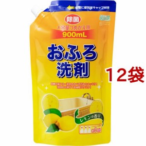 アドグッド エコグッド おふろ洗剤 大容量つめかえ用 レモンの香り(900ml*12袋セット)[お風呂用洗剤(つめかえ用)]